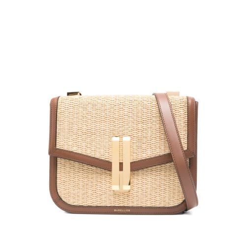 DEMELLIER DeMellier The Vancouver Woven-Raffia Shoulder Bag - Neutrals